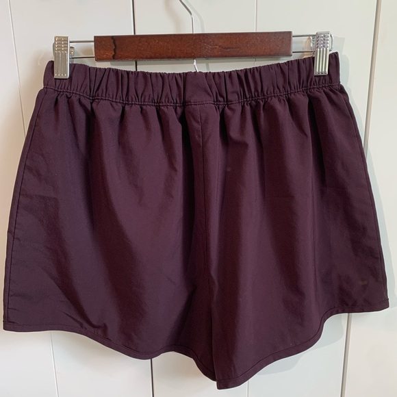 Gymshark Womens Scallop Hem Shaped‎ Shorts Purple Size Medium - Picture 4 of 5